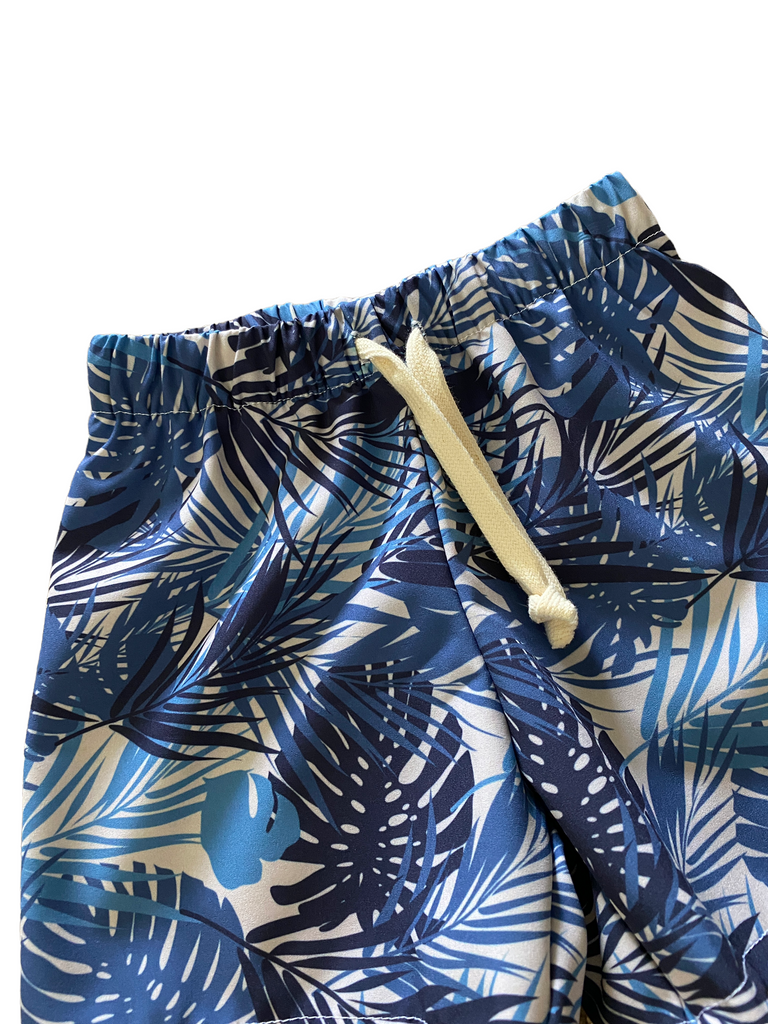 12-18M Ky Shorts - Blue Palm