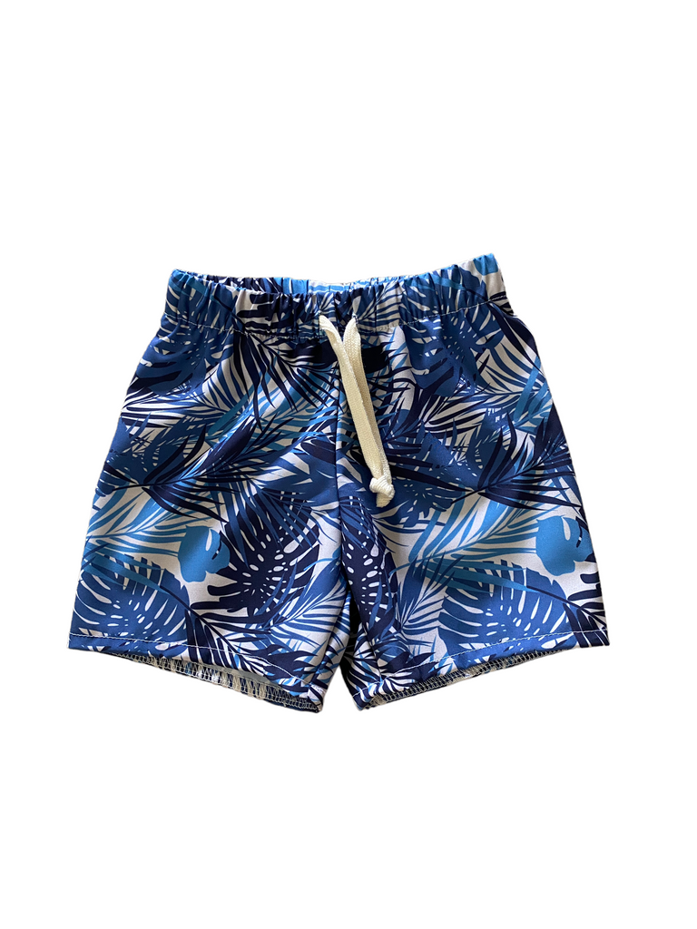 6-9M Ky Shorts - Blue Palm