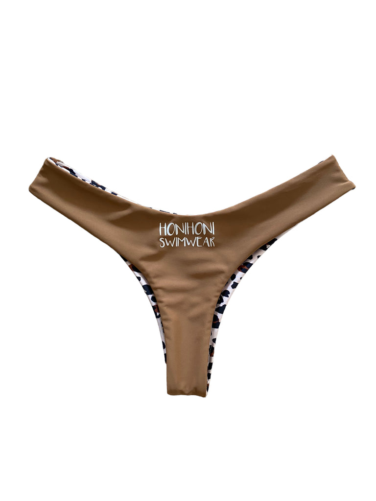 S Ashley Bottom - Leopard + Mocha