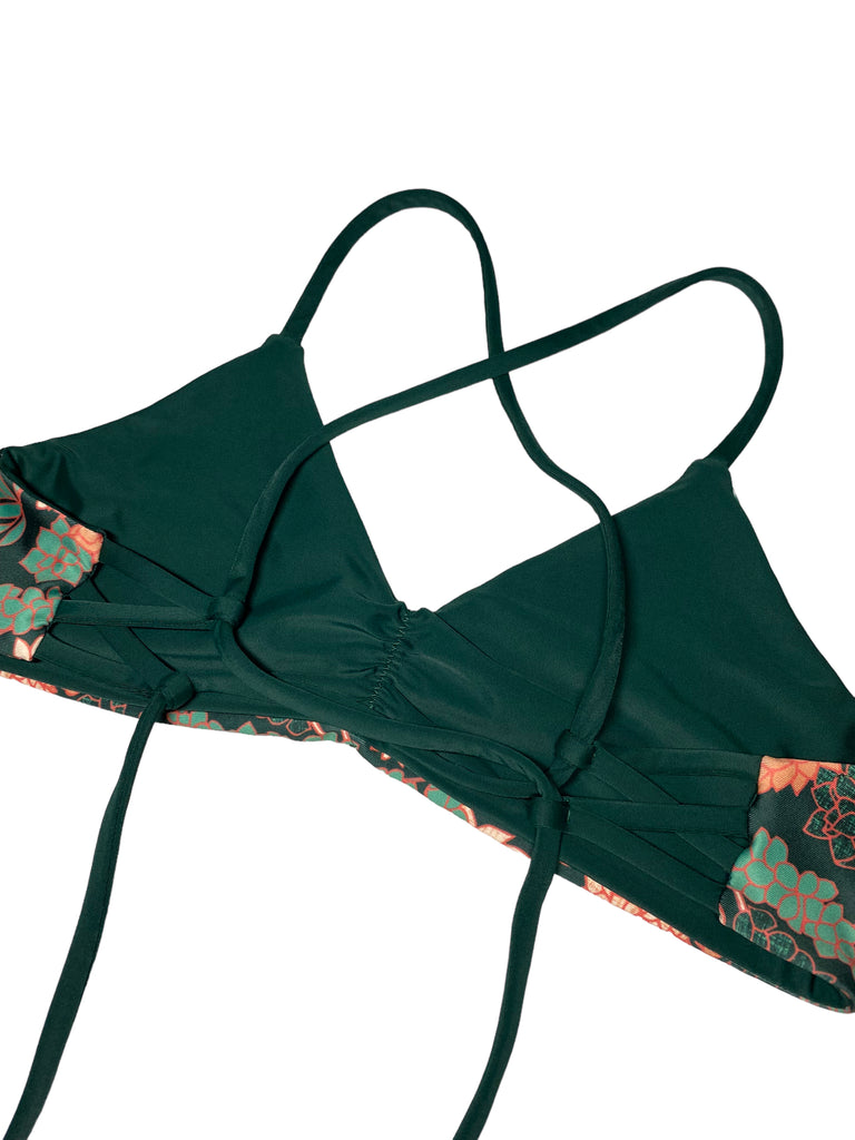 M Lumi Top - Succulent + Deep Green