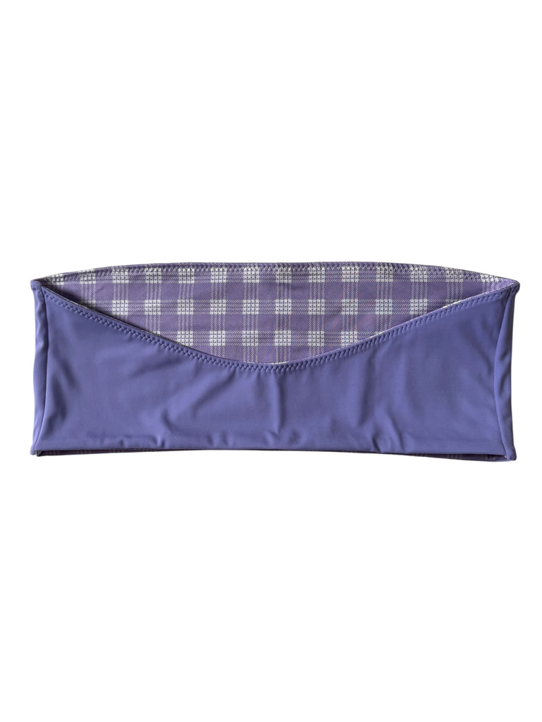 Casey top (L): Purple Palaka + Lavender