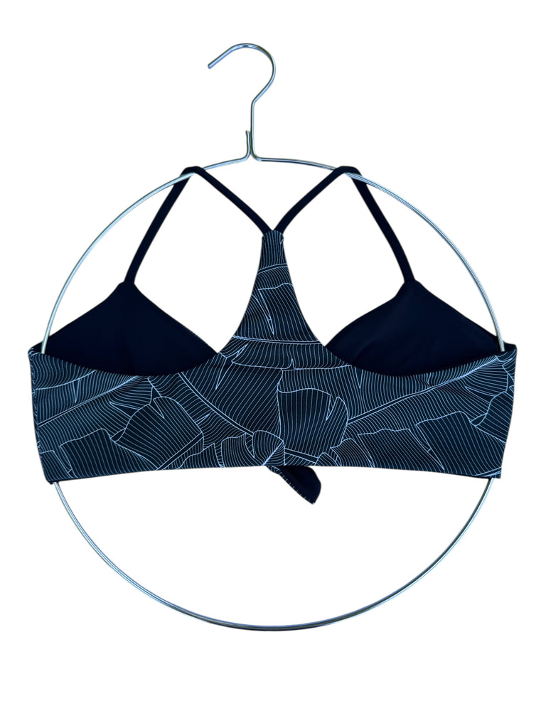 Kami top: Banana Palm + Black