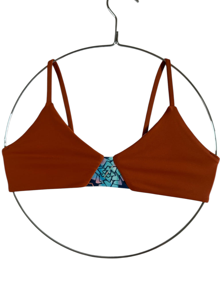 (XS) Aries: Blue Succulent + Rust