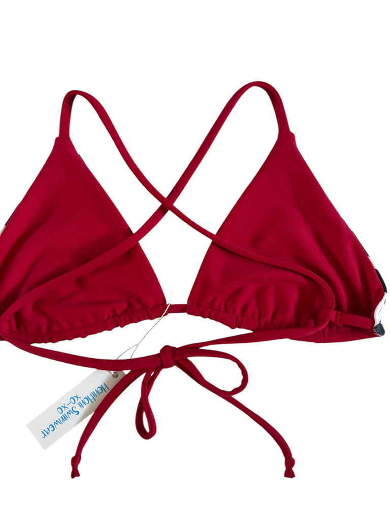 Ava top (M): Cowgirl + Red