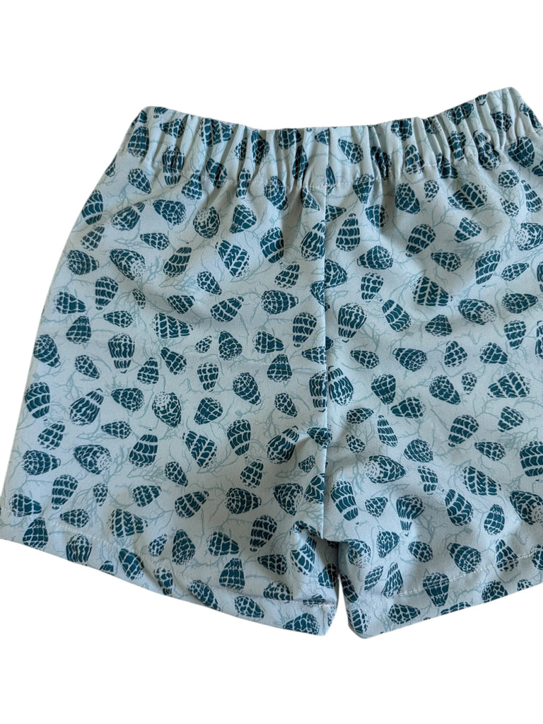 Ky Shorts (9-12M): Blue Shells
