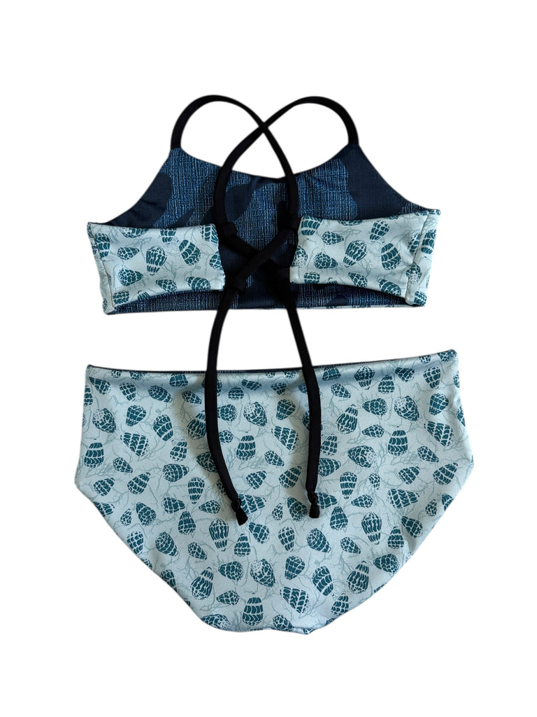 Girls MJ 2-piece set: Blue Shells + Blue Camo (6/7 girls)