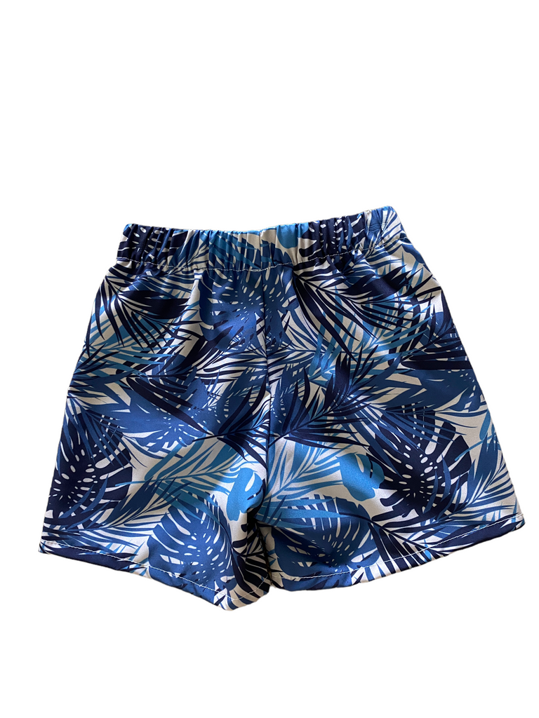 12-18M Ky Shorts - Blue Palm