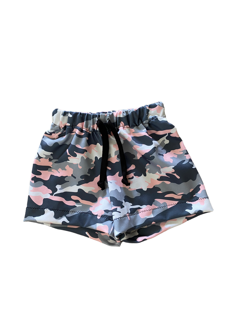 3-6M Ky Shorts - Pink Camo