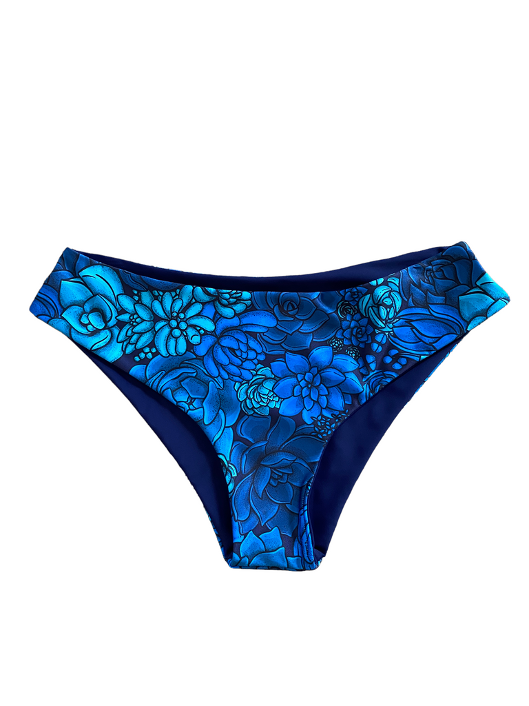 L Ellie Bottom - Blue Succulent + Navy